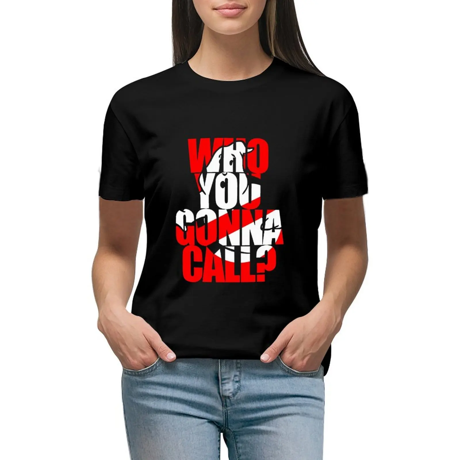 Chi Vuoi Chiamare Maglietta Ghostbuster Maglietta Oversize Con Stampa Animalier Per Ragazze Magliette Oversize Per Le Donne