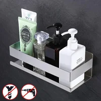 304 Stainless Steel Storage Rack, Lifang Perforated Free Storage Rack, Bathroom Wall Mounted Shower Rack, Bathroom Vanity Stand 2
