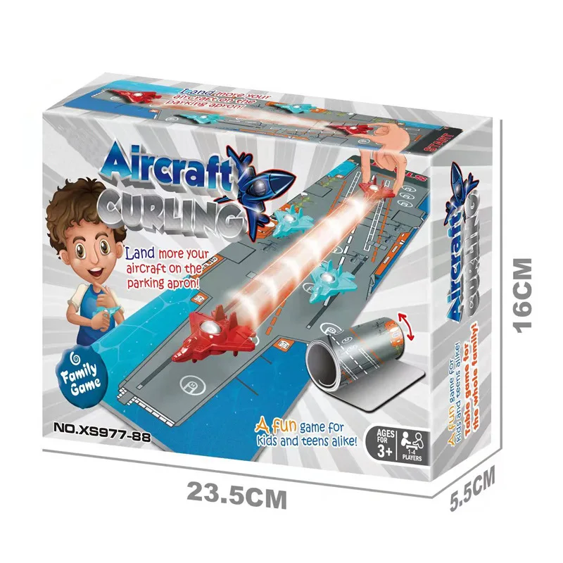 Sport Competitive Toys Aircraft Golf Curling Board Game Puzzle Parent Child Interactive Family Party Game For Adult Children Toy