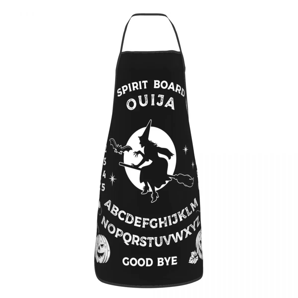 

Ouija Board With Witch Apron Men Women Witchcraft Occultism Adult Kitchen Chef Bib Tablier Cuisine Cooking Baking Gardening