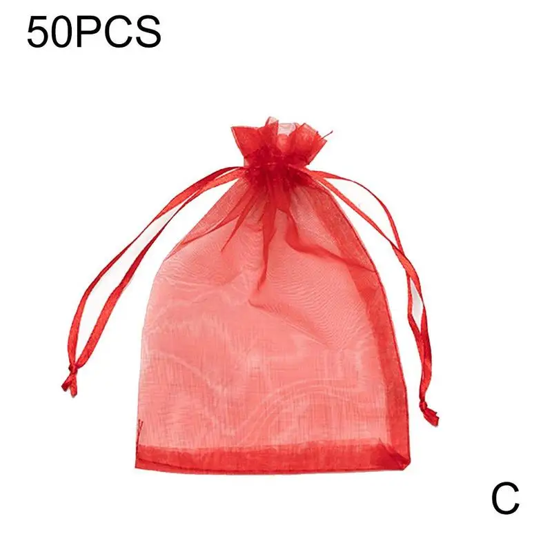 50pcs Fruit Protection Bags Pest Control Anti-Bird Garden Drawstring Net Bags Mesh Grape Bag Plant Grow Bags 