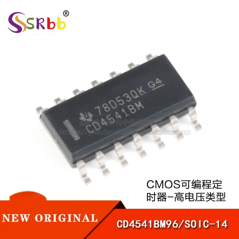 

50pcs/ lot Original Authentic CD4541BM96 SOIC-14 CMOS Programmable timer - High voltage type chip