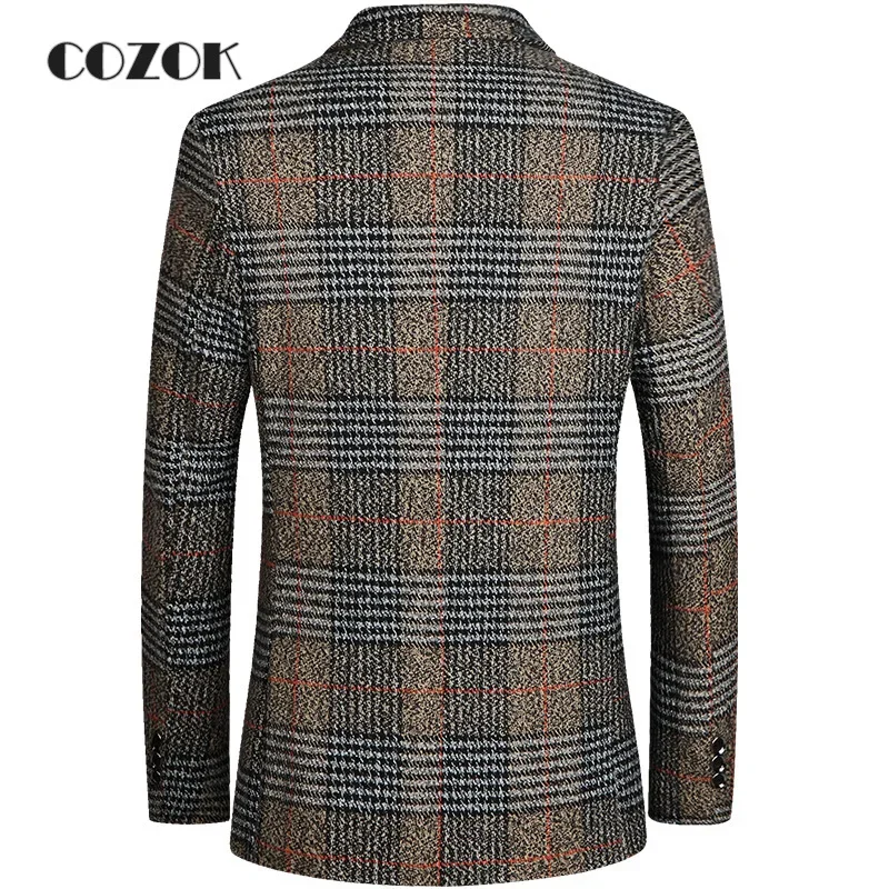 [No Ironing] Business Casual Men's Blazers Suits Men Clothing Trend Coats Slim-fit Single Top