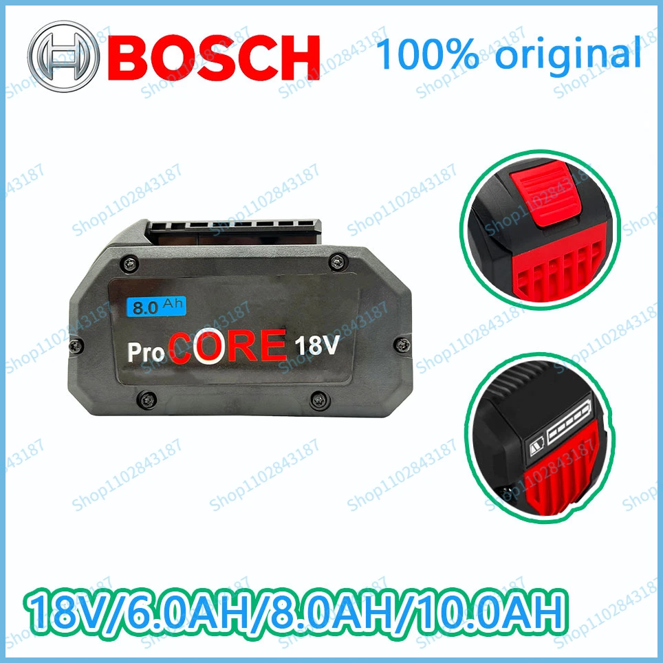 

Bosch 18V 8000MAH Replacement Battery BAT609 BAT618 GBA18V8 21700 Battery 18V 8.0Ah ProCORE Professional System Cordless Tool