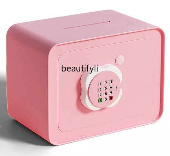 Piggy bank, new children, girls can only go in and out of boys, safe deposit box, money storage password cabinet