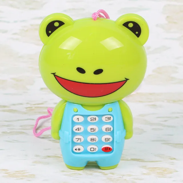 2021 Cartoon Music Phone Baby Toys Educational Early Learning Toy Mobile Telephone Gift for Kids Children with LED Light 4