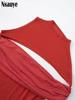 Nsauye Hollow Out One Shoulder Sleeveless Bodycon Mini Dresses Club Party Women See Through Sexy Chic Evening Dress Summer 2025 6