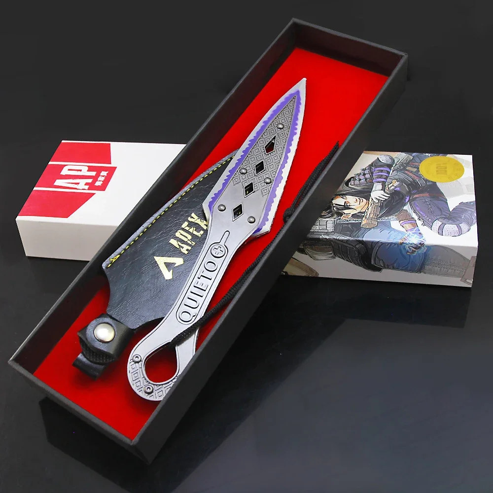 Apex Legends Heirloom Wraith Heirloom Kunai Game Keychain Weapon Model Knife Katana Sword Ornament Gifts Toys cosplay prop,cosplay toy,game knife,game keychains,sword keychain