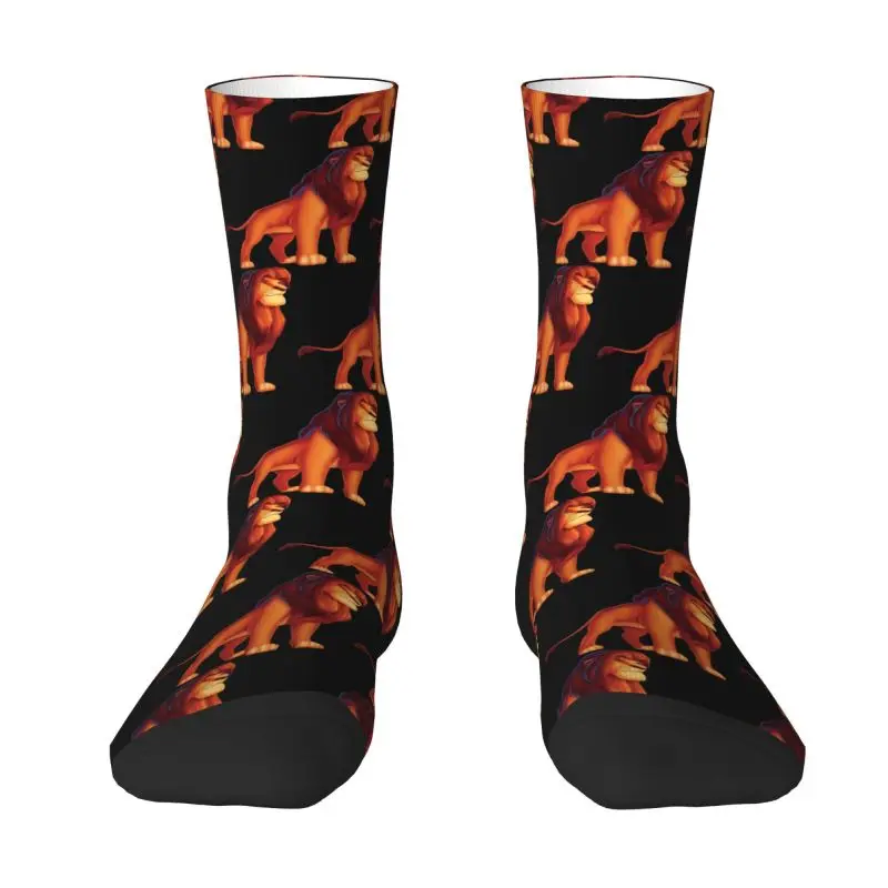 

The Lion King Men's Crew Socks Unisex Novelty 3D Printing Cartoon Movie Dress Socks