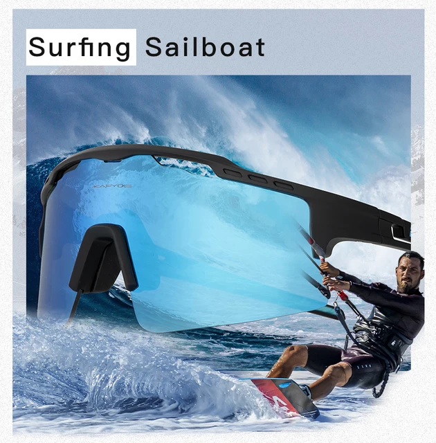 3 Occhiali Ciclismo Sportivi - Anti-UV400, Antivento | Per Bici, Corsa, Pesca E Guida - Foto 11