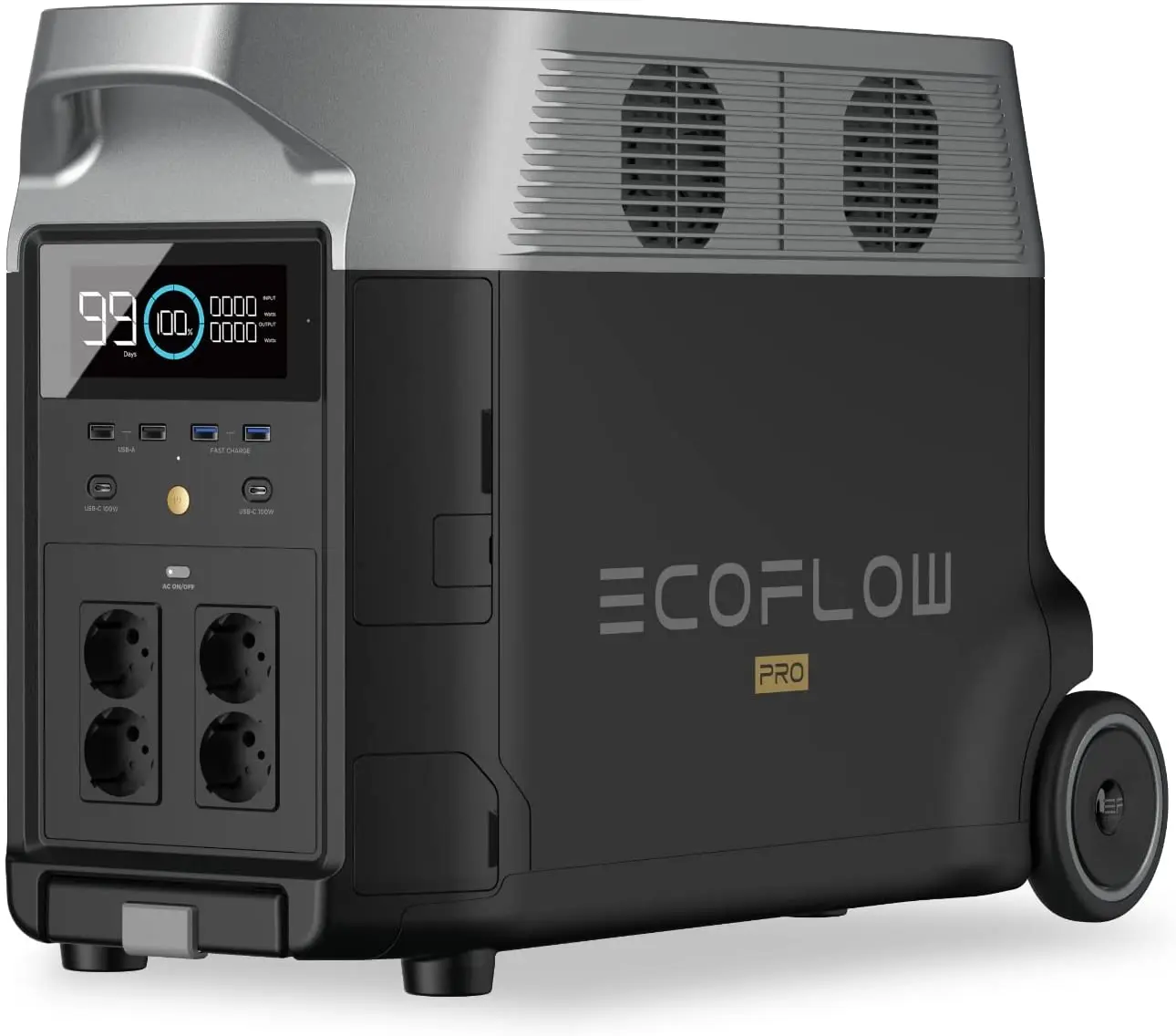 Ecoflow Delta Pro 3600Wh portable power station solar generator