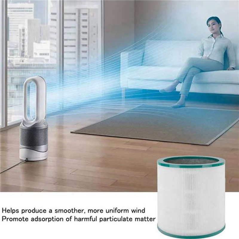 2 Packs HEPA Replacement Air Filter for Dyson TP01,TP02,TP03,BP01 AM11 Tower Purifier Pure Hot Cool Link Replace Parts