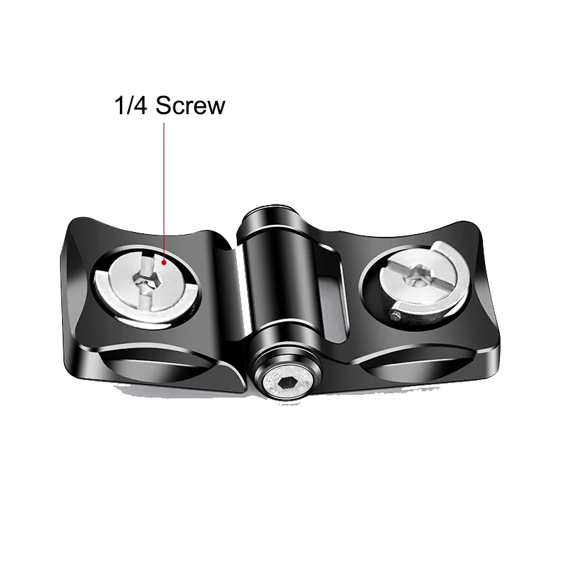 1/4" Screw ARRI Extension 180&deg; Rotatable Mount Adapter for Tripod Monitor Video Image Transmission DSLR Camera Cage Bracket