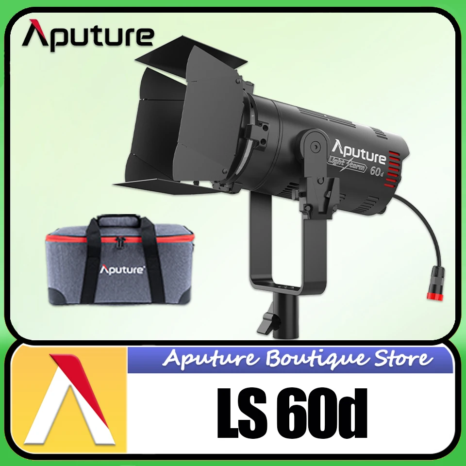 

Aputure LS 60d 5500K Daylight LED Video Light for Camera Photography Built-in 8 Lighting Effect Waterproof IP54 CRI 95+ TLCI 95+