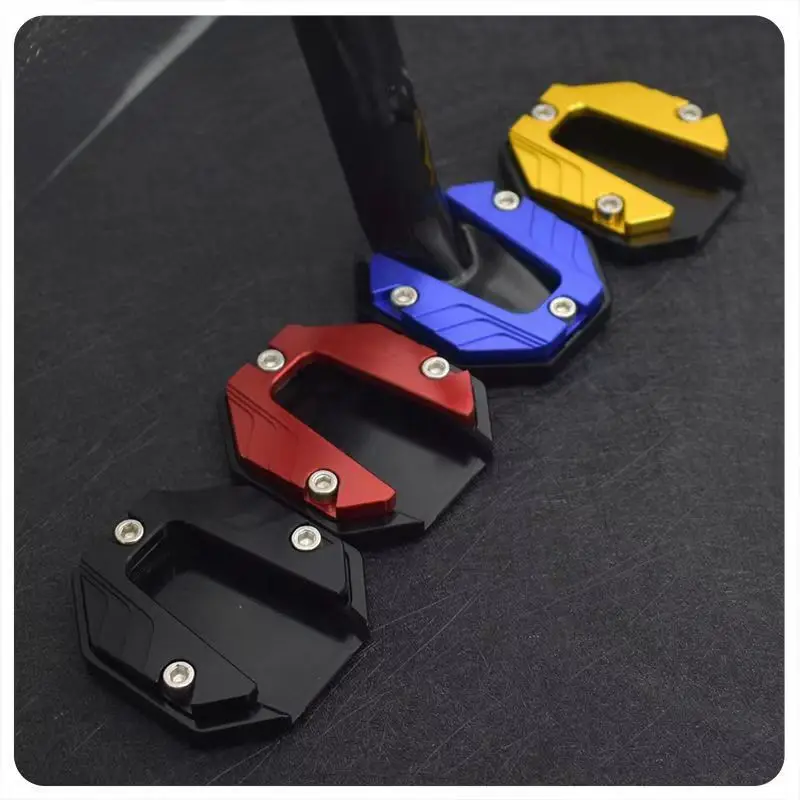 Universal Scooter Motorcycle Bike Kickstand Extender Foot Side Stand Extension Pad Support Plate Anti-skid Enlarged Base scooter kickstand extender