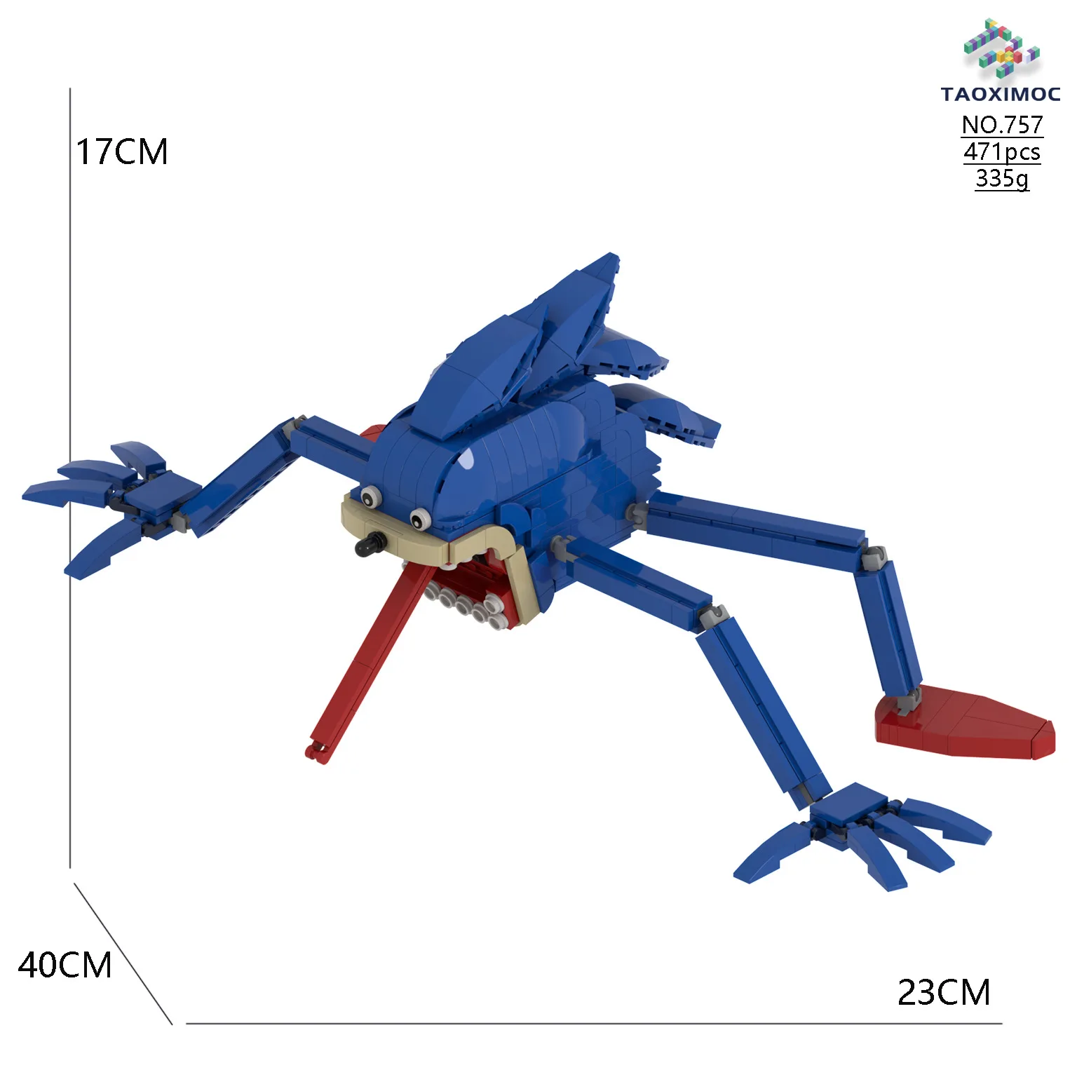 thumbnail image 1 of MOC Classic Horror Games Sonics Bricks Modelo Sonice the Hedgehog Anime Figura Garten of BanBan Skibidi Bloques de construcción Juguetes Regalo, 1 of 4