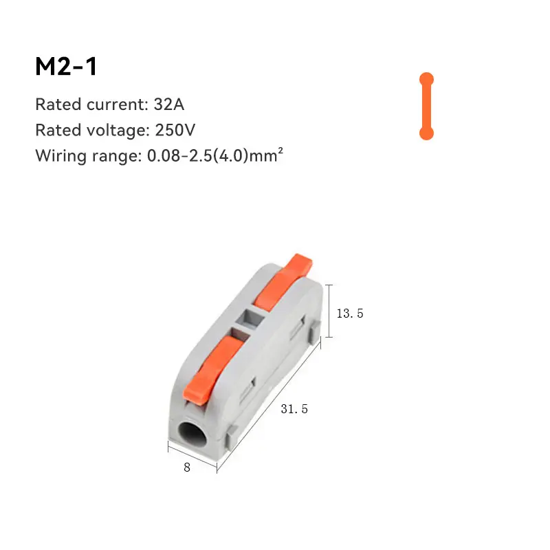 1/5/10 PCS 1 in Multiple Out Fast Electrical Connectors Universal Compact Splitter Wiring Cable Connector Push-in Terminal Block - Image 13