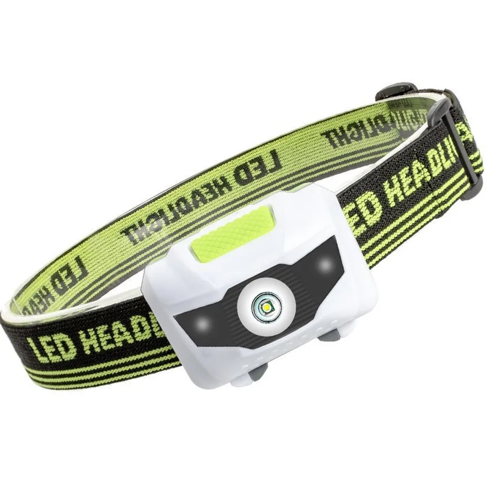 

Waterproof Headlight Super Bright Head Torch LED Headlamp Flashlight Red+White 2 Modes Portable Hunting Head Torch Lantern