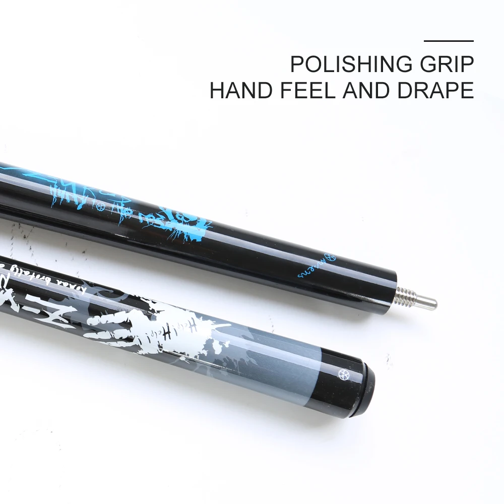 Air 2 Jump Cue Stick Poinos Pool Cue Jump Black Blue Grey Color Billiard Shaft