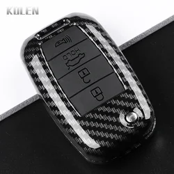 Premium ABS Carbon Fiber Style Car Key Case Cover (4 Btn Carbon)
