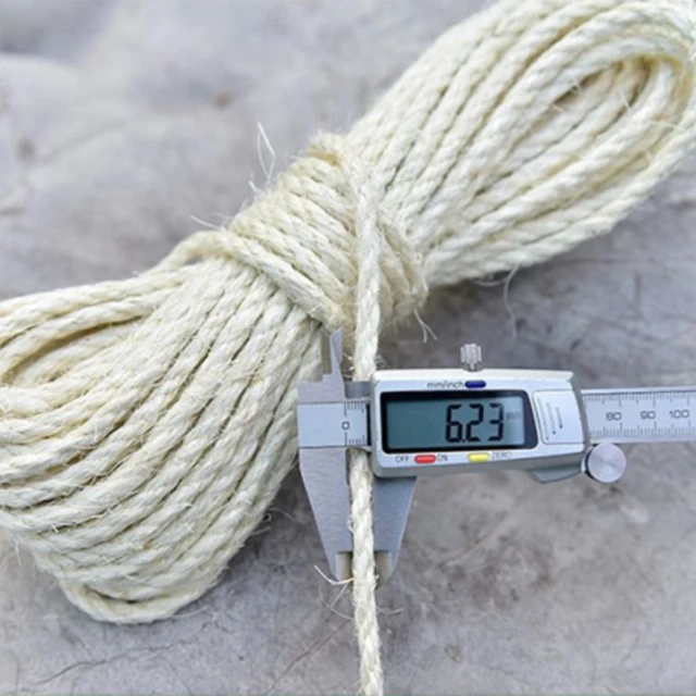 Natural Sisal Rope for Cat Tree Cat Scratching Post Replacemen Rope Sisal for Protect Sofa Cats Scratcher Rope Scraper Cats Toy 3