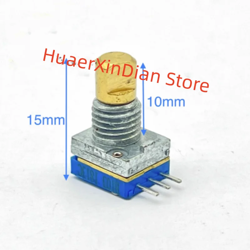

5 шт. для R08710NO вращающийся потенциометр, аксессуары для ремонта домофона, длина вала B10K 10 мм