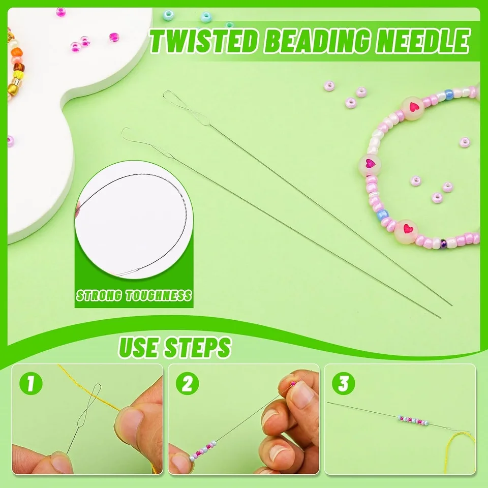 Big Eye Beading Needle Set 4