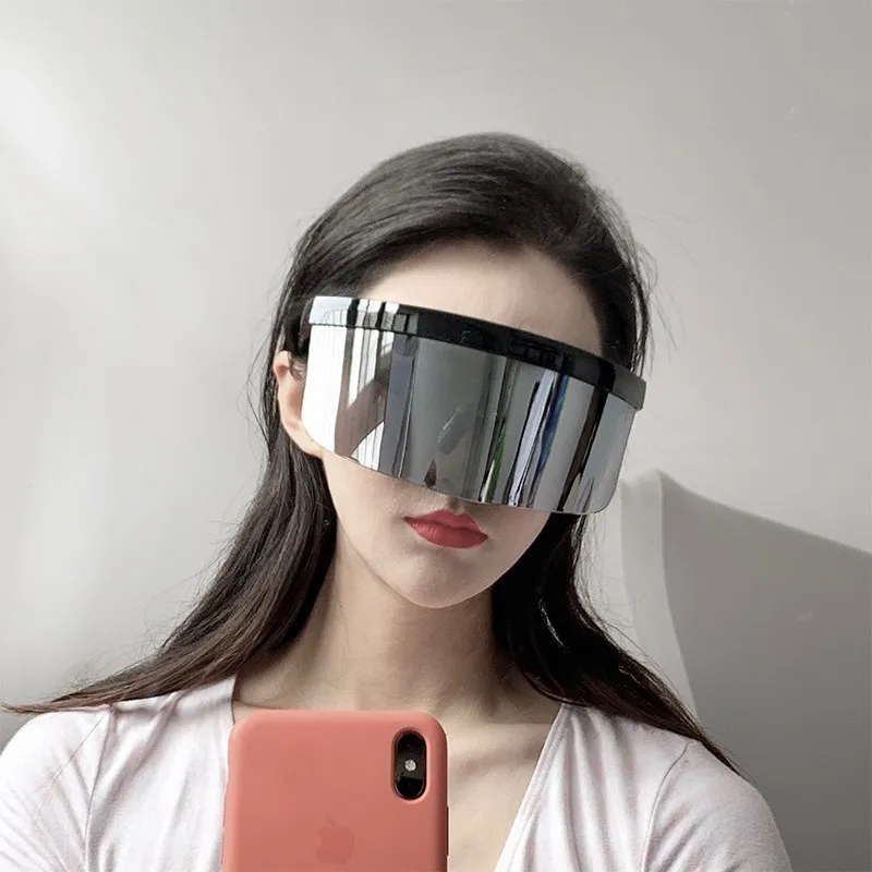 

Женские и мужские ветрозащитные очки Rexxar, солнцезащитные очки в большой оправе с защитой UV400, 2020