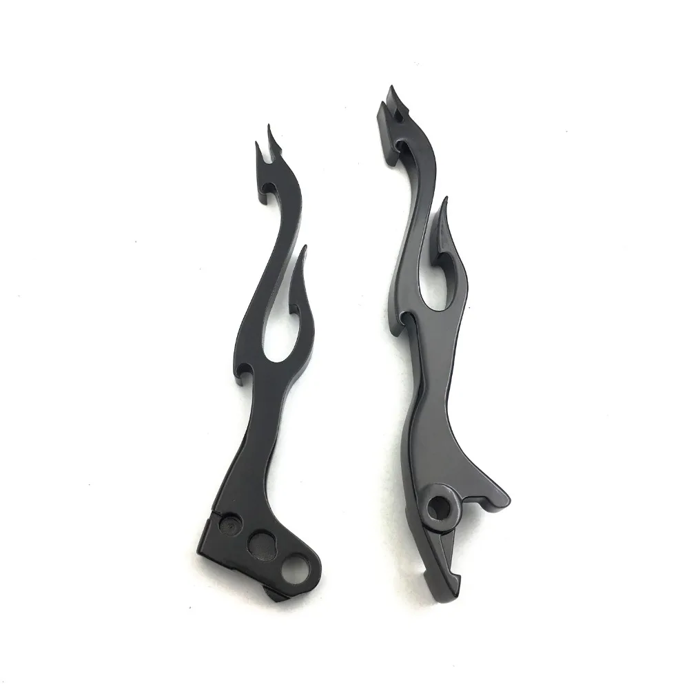 Spedizione Gratuita Accessori Moto Nero Freno Frizione Fiamma Leva Freno Frizione Fiamma Leva Mano Per Honda Shadow 600