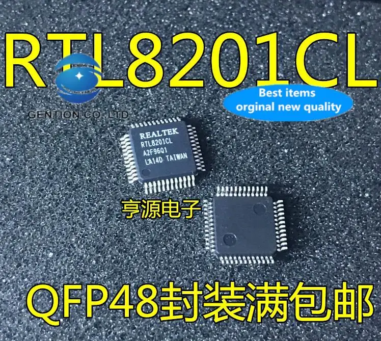 

10pcs 100% orginal new in stock RTL8201 RTL8201CL RTD2120L QFP48 LCD driver IC