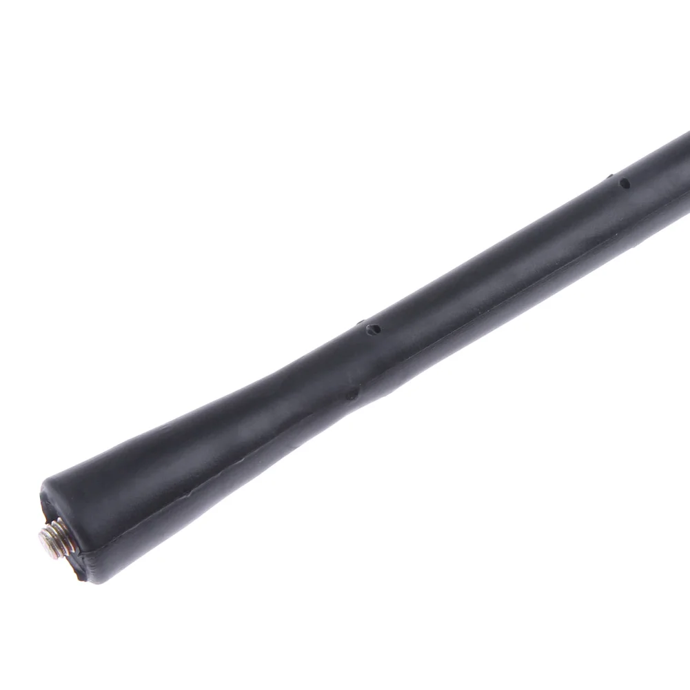 16" Universal Car Roof Antenna - AM/FM Radio Signal Amplifier, Flexible Black Whip Aerial