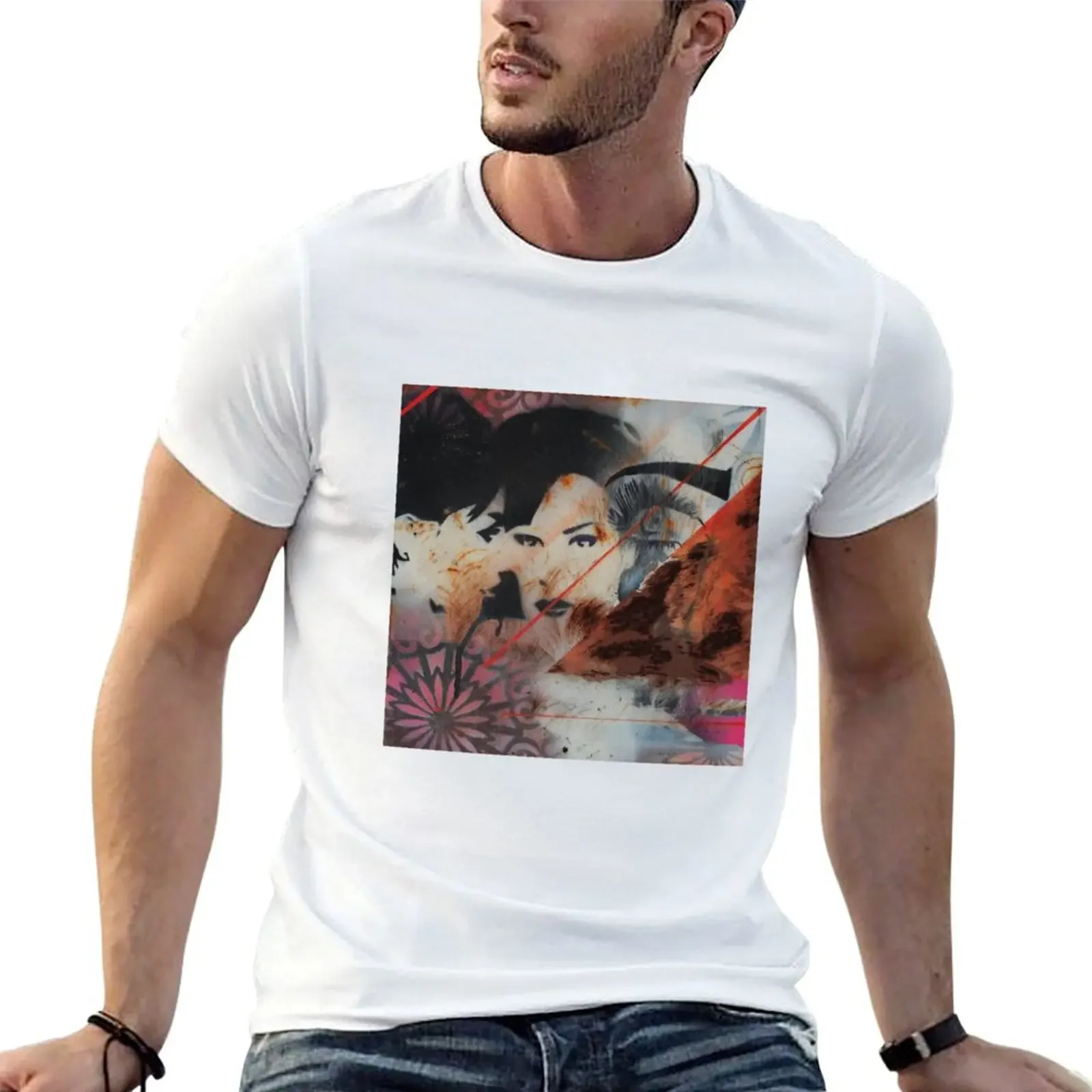 Bound T-shirt blacks summer clothes men clothings