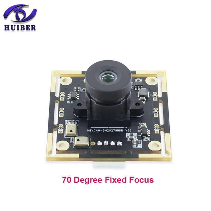 

HBVCAM 5MP 85db Wide Dynamic Fixed Focus Industrial Camera Module With 180 Degree Panorama Angle Lens