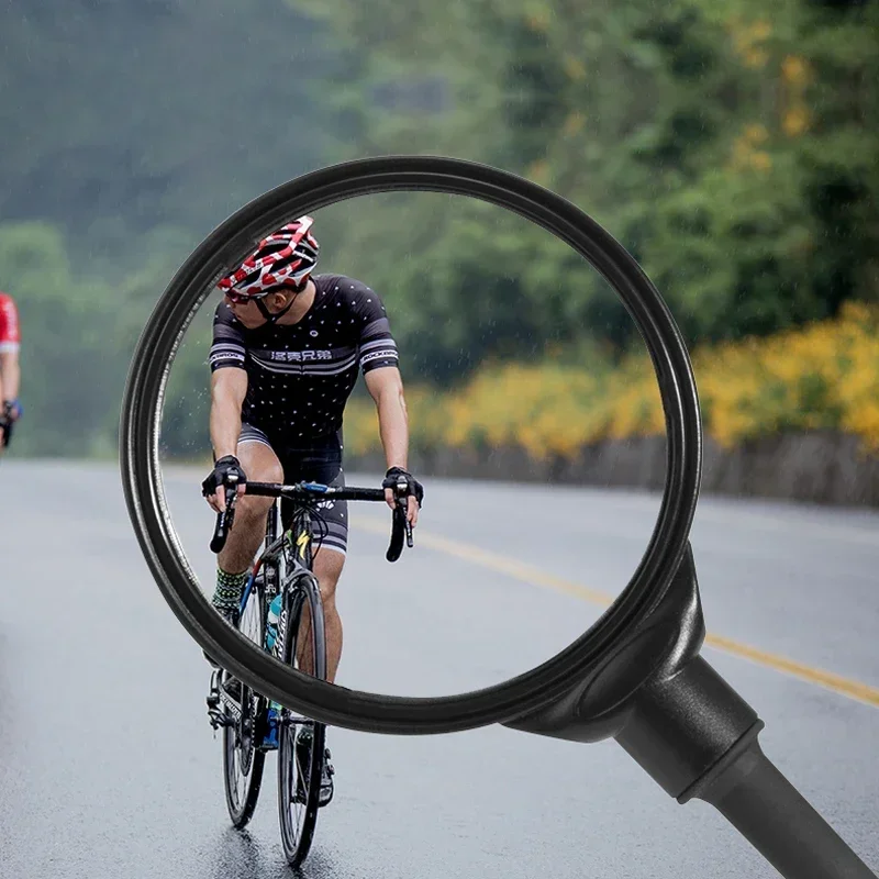ROCKBROS Bicycle Bike 360 Deg Adjustable Acrylic Mirror Minute Surface Electric Moto Moped Rearview Mirror Bike Accessories