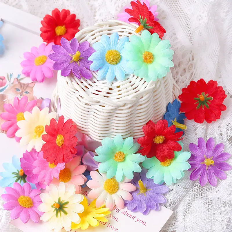 50/4,5 pcs künstliche Blumen cm Seide gefälschte Blumen Köpfe für zu Hause Zimmer dceor Hochzeit Hochzeit Dekoration DIY Geschenke Zubehör – Detail 6