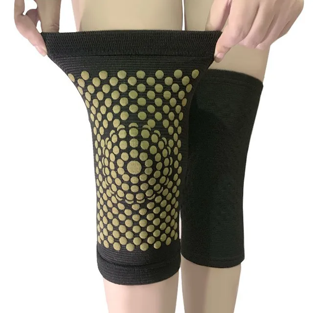 1 Pair Self Heating Knee Pads Brace Sports Mugwort warmth Knee pad Knee