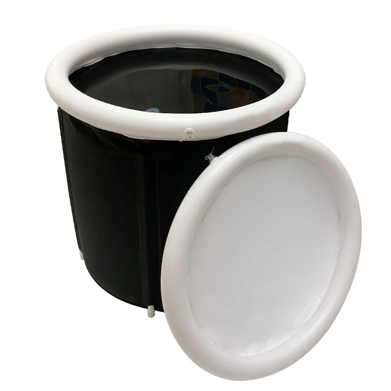 

OEM custom ice bath tub foldable outdoor bathtub pvc portable inflatable ice bath tub with lid