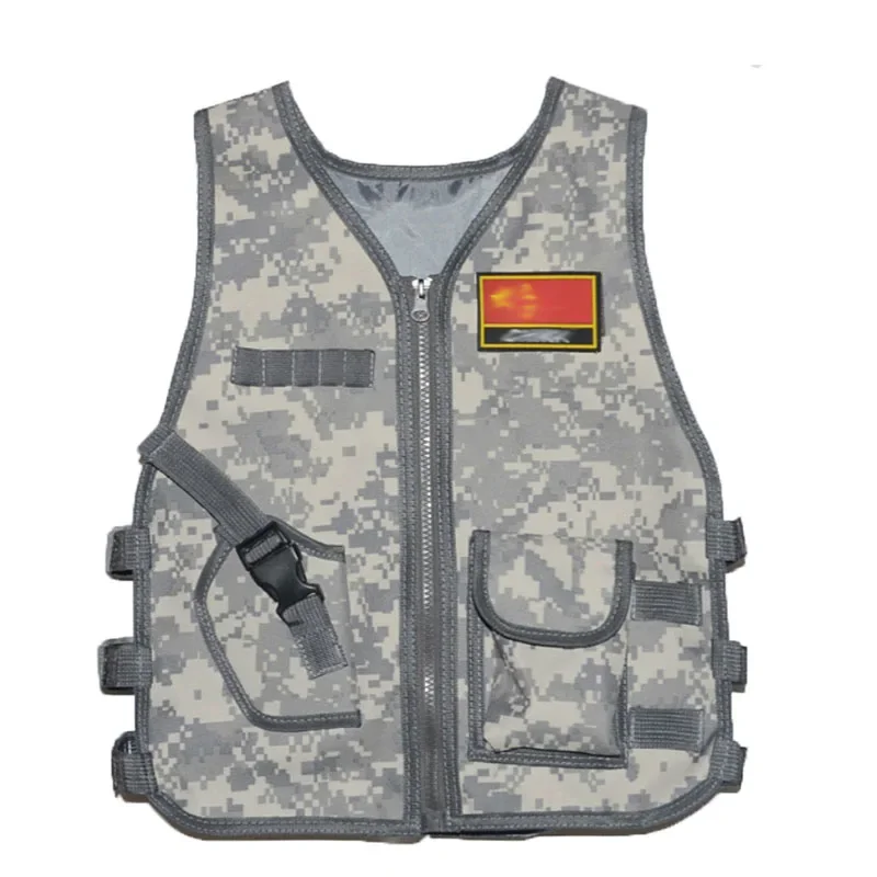 Kids Camouflage Sniper Vest Children CS Game Hunting Clothes