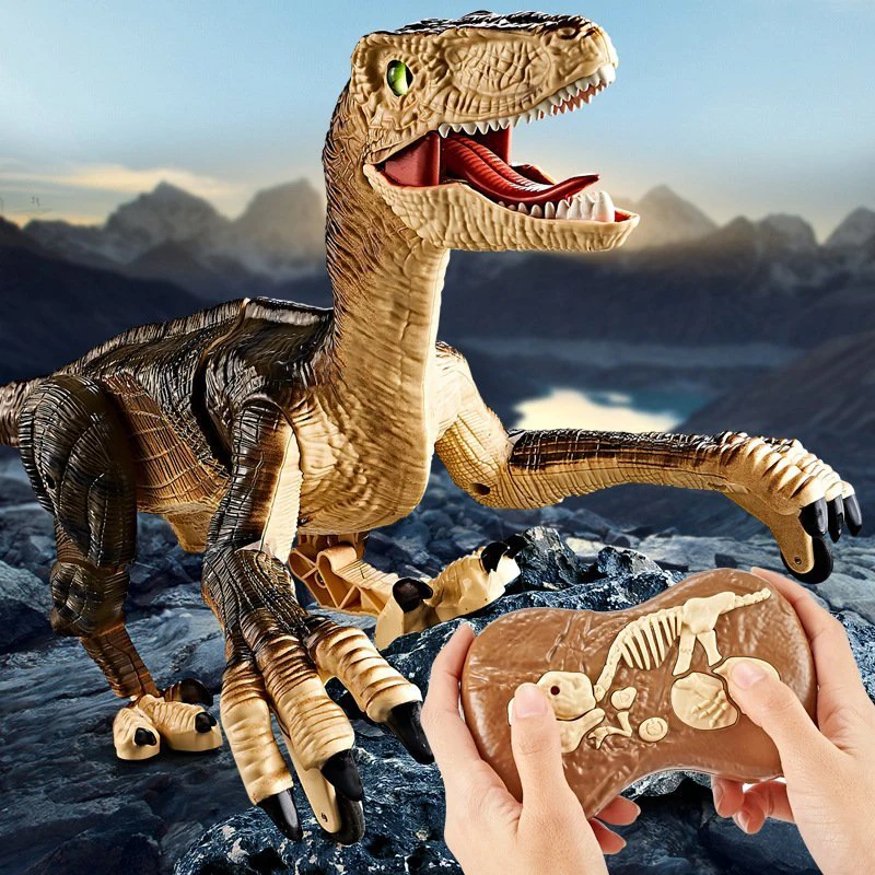 RC Dinosaur Walking Robot Toy For Kids Walk Flexibly Indoor And Outdoor For Christmas, Halloween, And Thanksgiving
