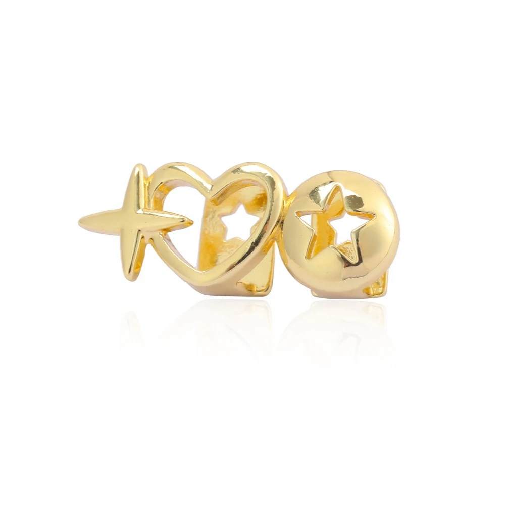 Hip-hop Stainless Steel Dental Grills for Women Men