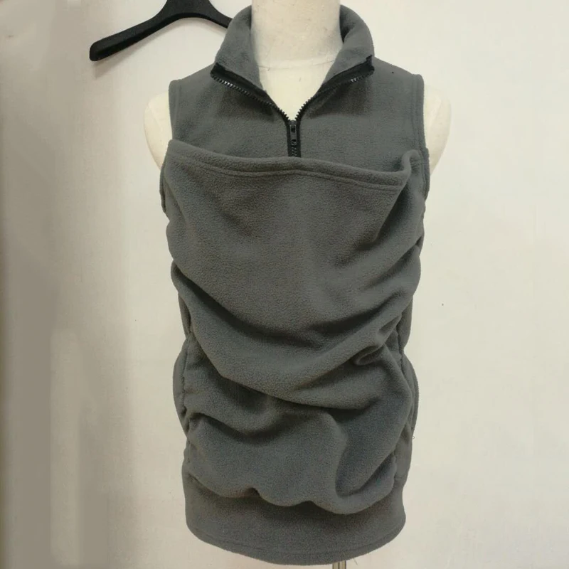 3-in-1 Kangaroo Mother's Coats Multifunctional Sleeveless Childcare Bag Vest Solid Soft Cozy Classic Outdoor Baby Shoulder Strap