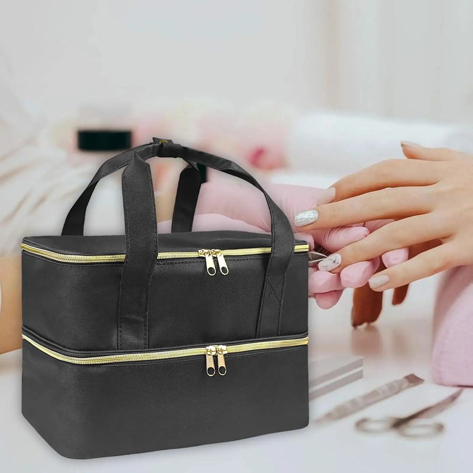 

Nail Polish Organizer Travel Nail Polish Carrying Case Professional Multipurpose