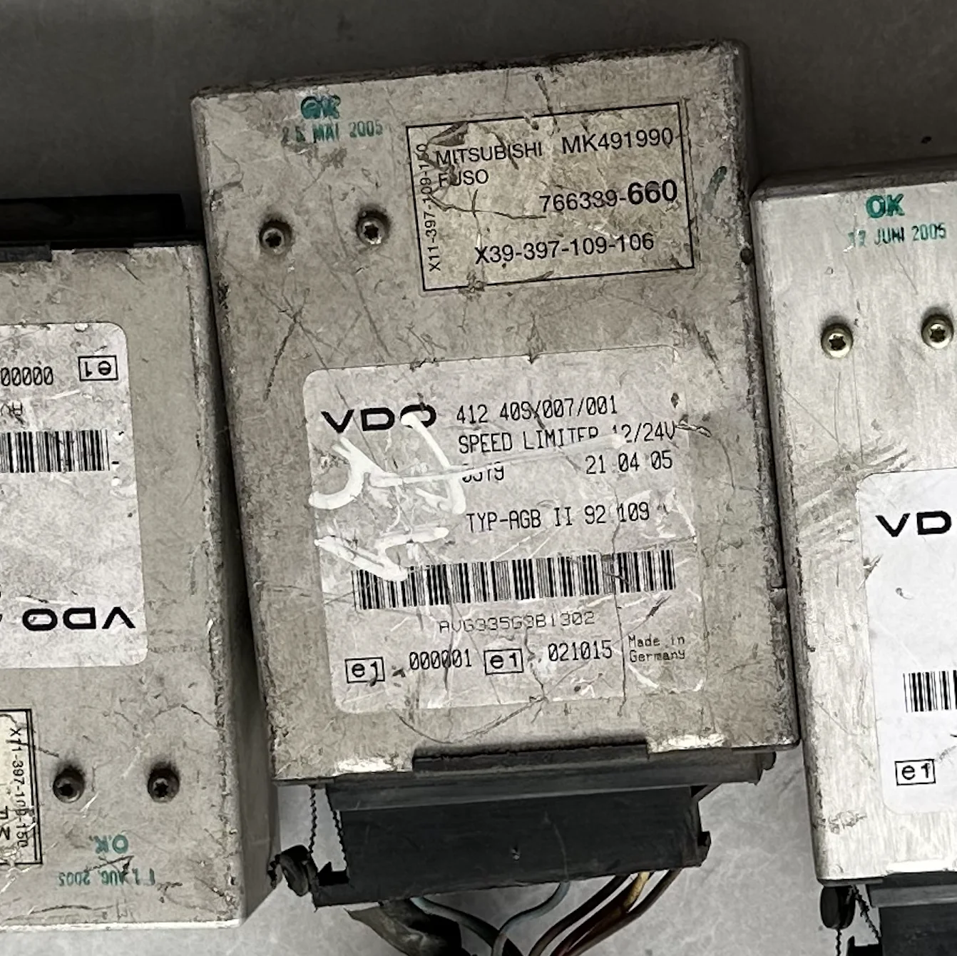 미쓰비시 후소 FV419 트럭 컨트 유닛, MK491990, 766339-660, X39-39..