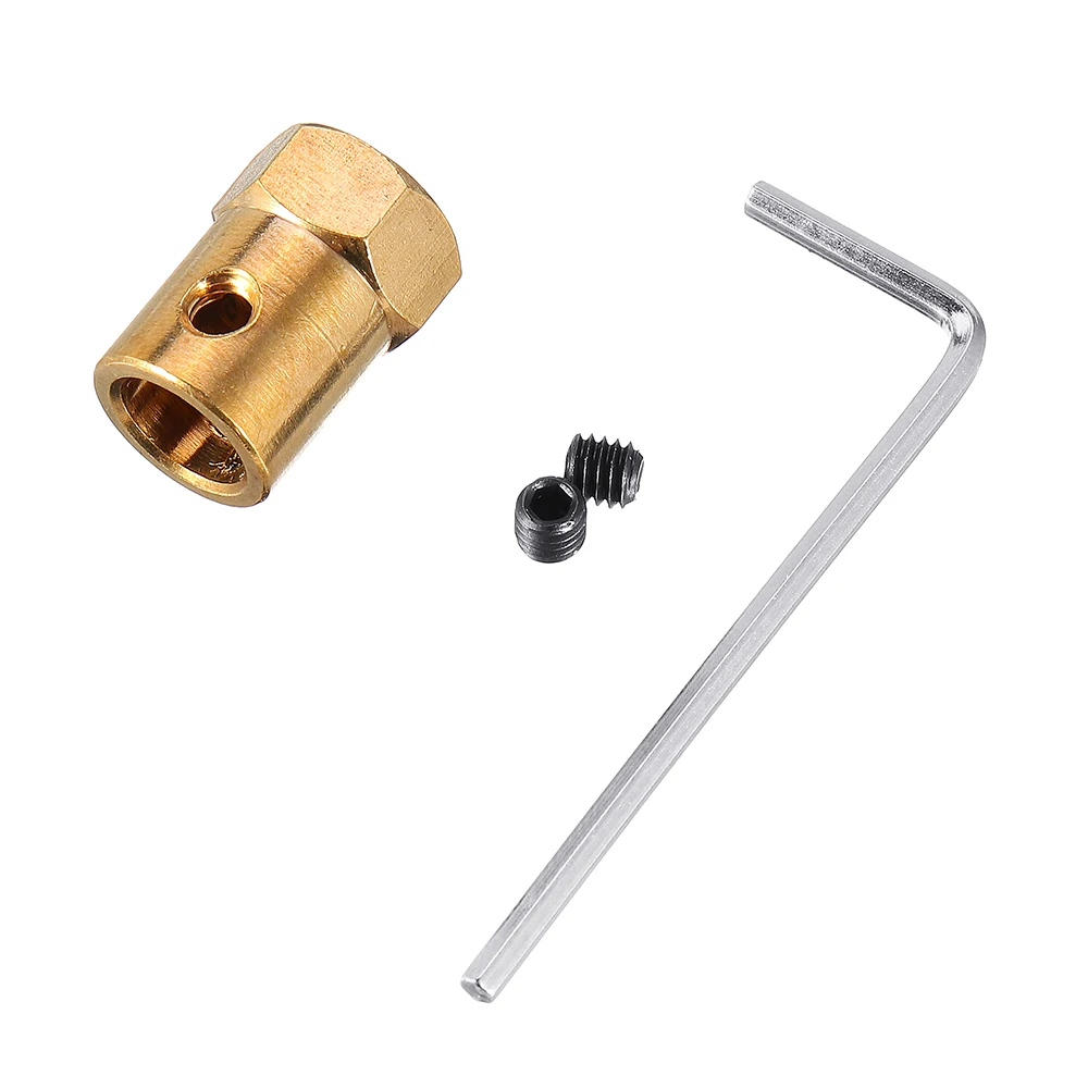 1pc Coupling 6 to 11mm Shaft Alloy With Hex Wrench+Screws Motor Coupler Connector RC Boat Accessories Parts