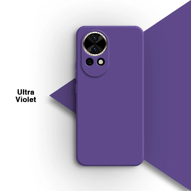 Premium Liquid Silicone Shockproof Phone Case with Camera Protection - Solid Black