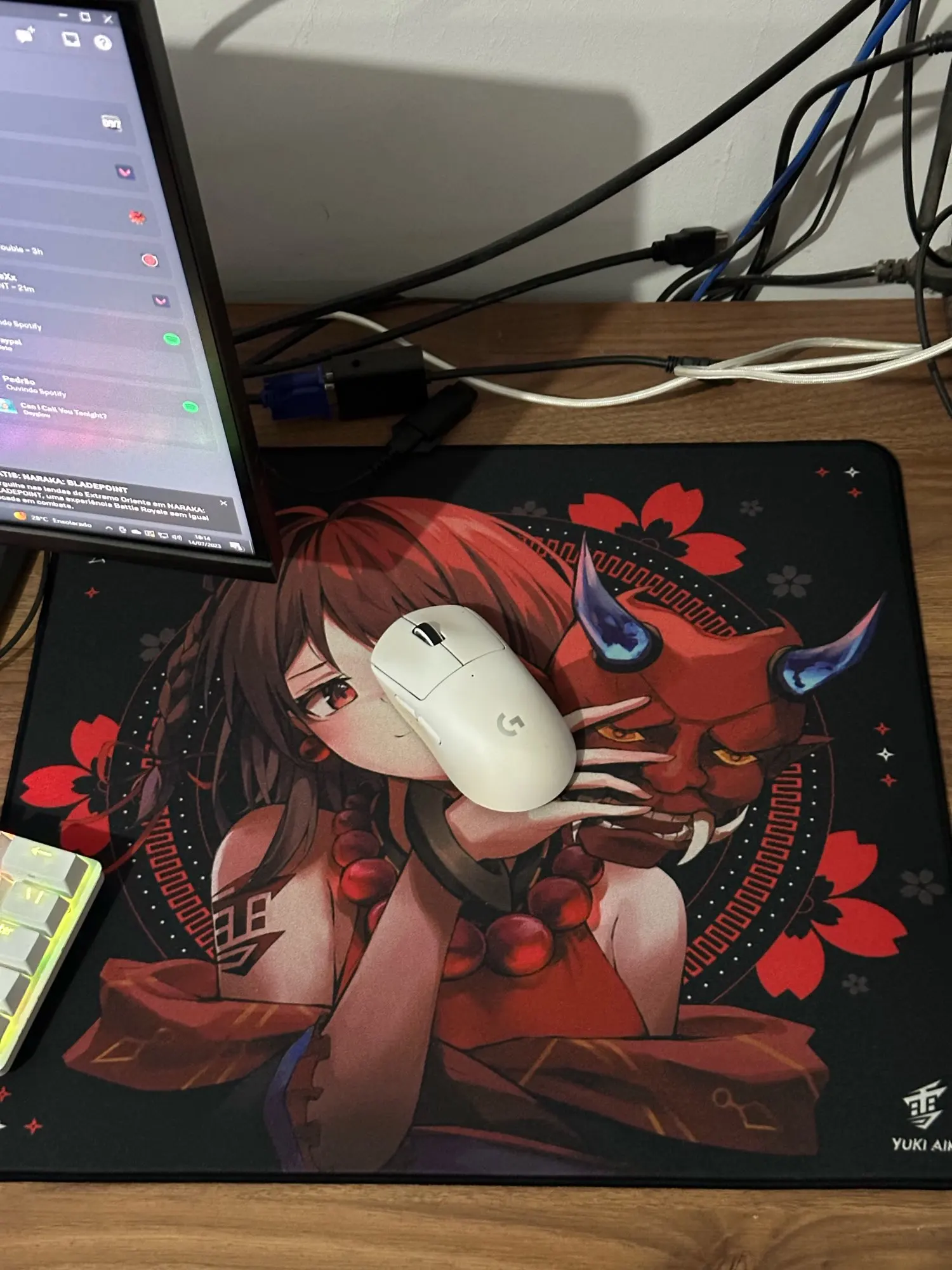 水淼Aqua コスプレイヤー マウスパッド 水淼Aqua コスプレイヤー