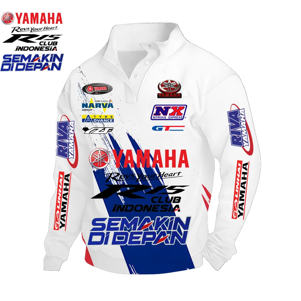 YAMAHA 2025 Men's Sport Casual Wear Multi-Purpose Motorcycle Clothing Set Comfortable Men's Fashion Suitable for Mot Riding