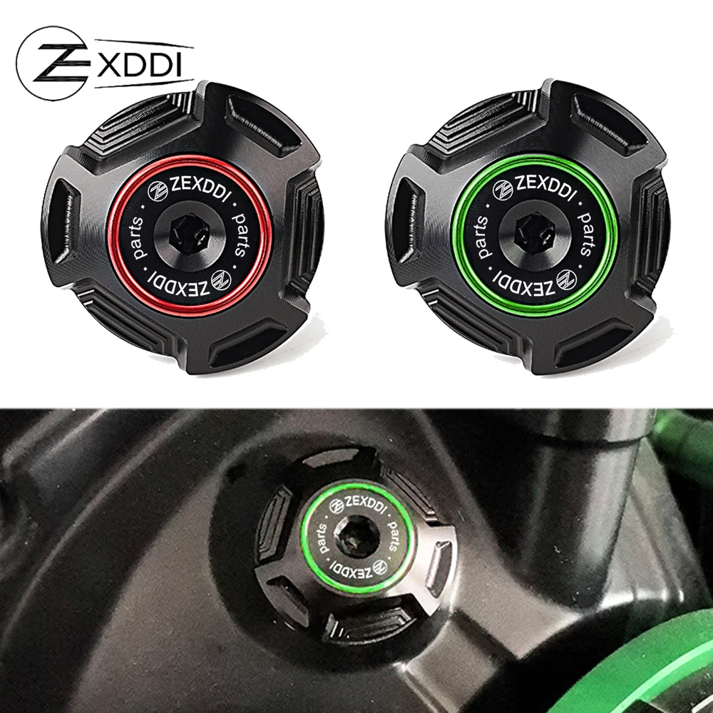 Bouchon De Réservoir Carburant Aluminium Pour Kawasaki Z650, Z900, Z400, Ninja 400/650, Versys - Pièce De Remplacement Sans Outil