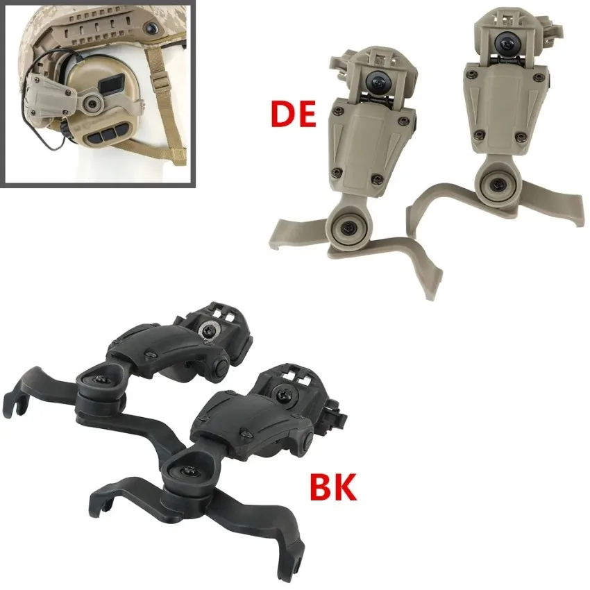 Outdoor Hunting Hearing Protection Shooting Headset ARC Rail Adapter for EARMOR M31 / M31H Tactical Headset Civilian Version