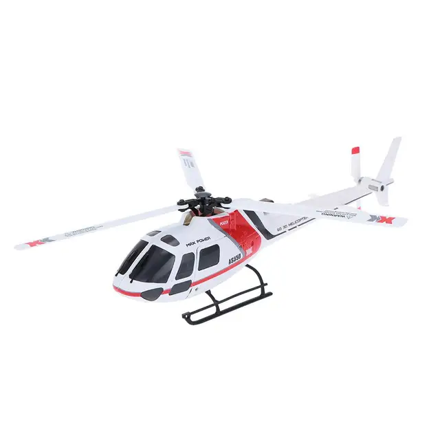 XK K123 6CH Brushless AS350 Scale 3D6G System RC Helicopter RTF Upgrade WLtoys V931 Without Remote Control
